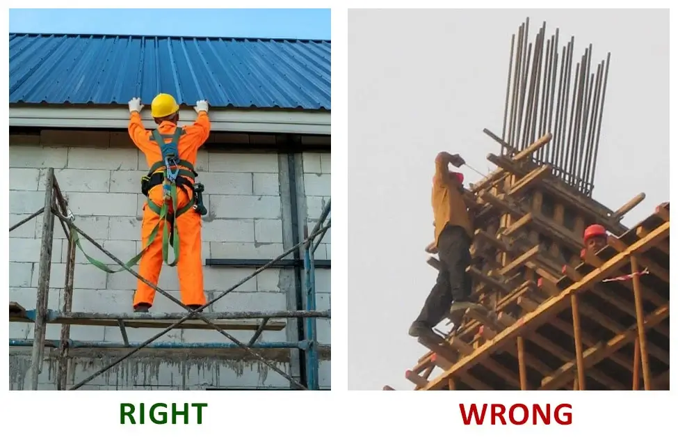 EduSkills Training - Working at Heights Hazards - Right or Wrong