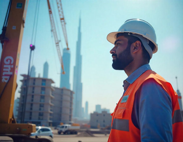 Occupational Safety Office At Worksite In Dubai