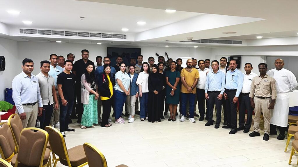 A Group photo of Eduskills Training for client 1