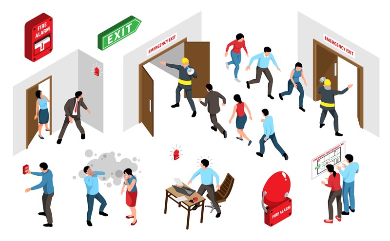 An illustration of emergency preparedness